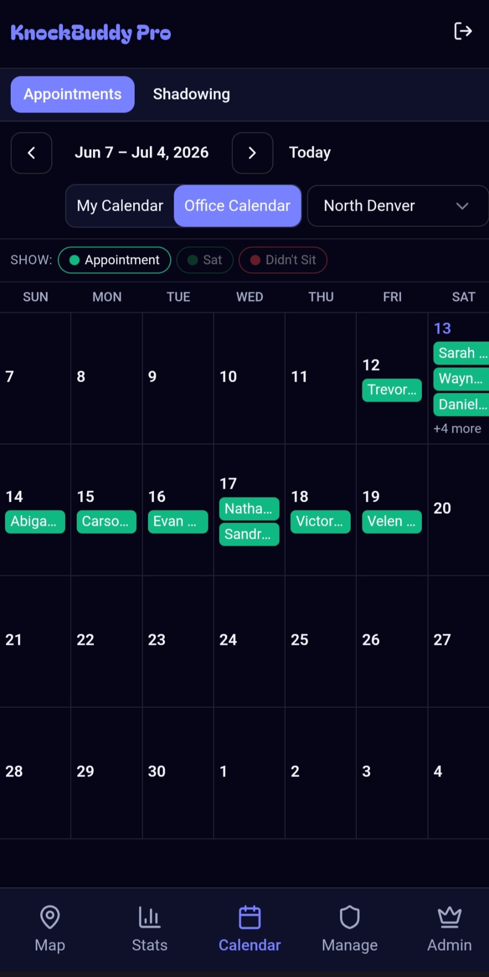 Office calendar